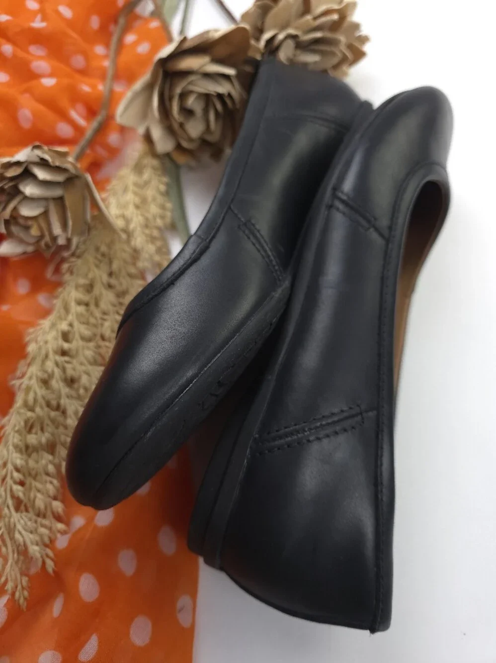 Clarks Women’s Black Comfort Ballet Flat Sz 7½